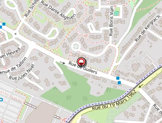 Carte de Auto Ecole Le Bahamas à Brest