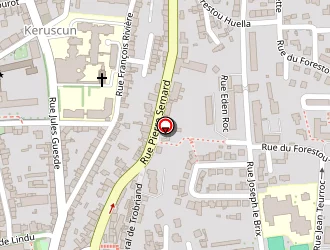 Carte de Ménage-habert Suzanne à Brest