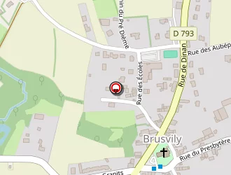 Carte de Méal Michel à Brusvily