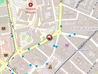 Carte de La Centrale De Financement à Brest