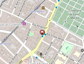 Carte de Parking Q-park Branda à Brest