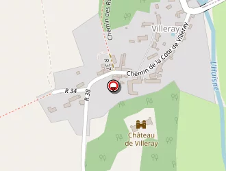 Carte de Centre équestre à Condeau