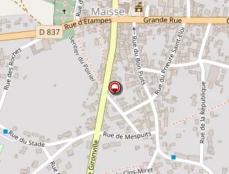 Carte de La Poste à Maisse