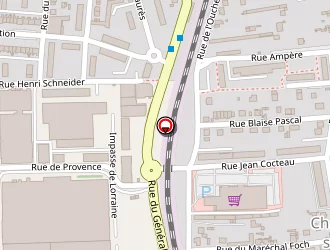 Carte de Chateauneuf à Champagne-sur-seine