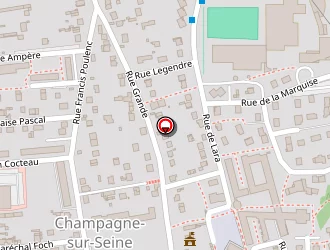 Carte de Asce à Champagne-sur-seine