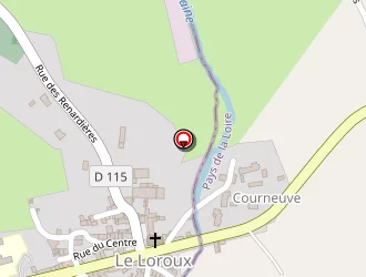 Carte de Coupeau à Loroux (le)