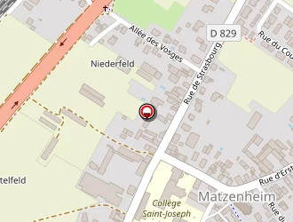 Carte de Gare Sncf Matzenheim à Matzenheim