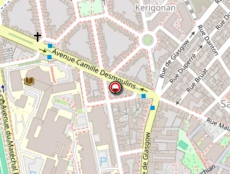 Carte de Etablissement Français Du Sang (efs) à Brest