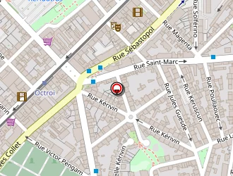 Carte de Mondial Pare-brise Bléogat à Brest