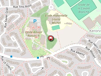 Carte de Unss (union Nationale Du Sport Scolaire) à Brest