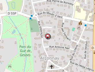 Carte de Lassay Olivier à Arçonnay