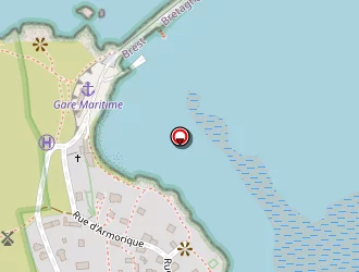 Carte de La Poste (agence Postale) à Île-molène