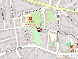 Carte de Bernicot Carrelage à Brest