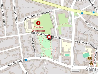 Carte de Ecole De Yoga De L'odet à Brest