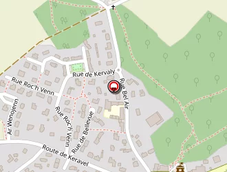 Carte de Toussaint Aude à Dirinon