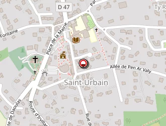 Carte de Batoge Yannick à Saint-urbain