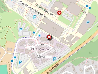 Carte de Hôtel Du Questel à Brest