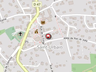 Carte de La Chenille Multi Services à Saint-urbain