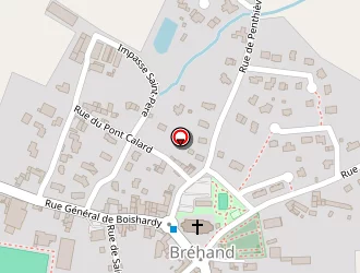 Carte de Boulodromes à Bréhand