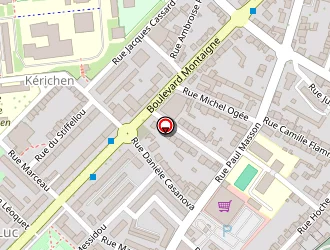 Carte de City Coiffure à Brest