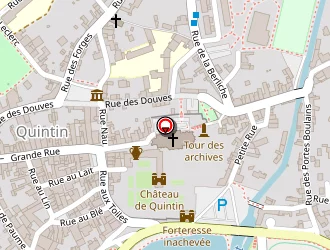 Carte de Cornet Michel à Quintin