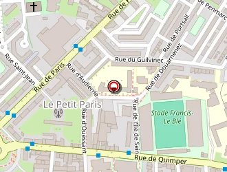 Carte de Relais Celton à Brest