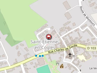 Carte de Agence Postale à Saint-étienne-en-coglès