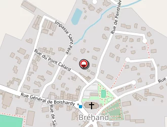 Carte de Hingue Pierre à Bréhand