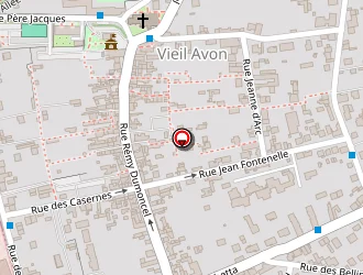 Carte de Chadapaux à Avon