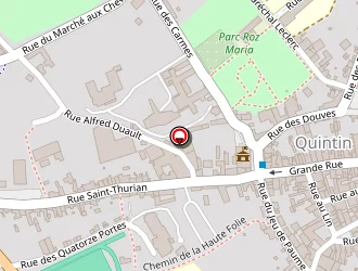 Carte de Saint Sébastien à Quintin