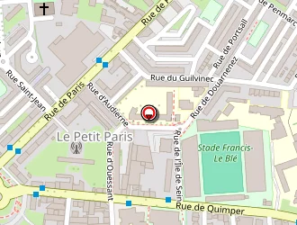 Carte de La Touche Verte à Brest