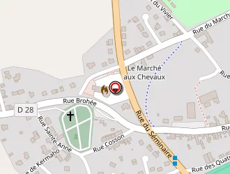 Carte de Pizzamobile à Quintin