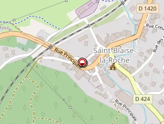 Carte de Ecole Primaire à Saint-blaise-la-roche