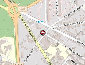 Carte de Sous Préfecture à Fontainebleau