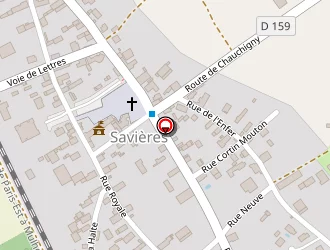 Carte de Michelin Daniel à Savières