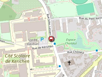 Carte de Le Calvez Transports à Brest