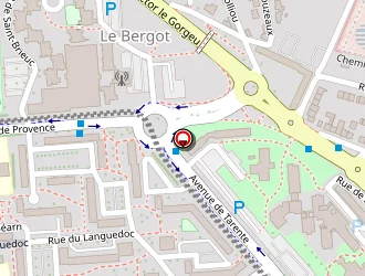 Carte de Ecole Psychanalytique De Bretagne à Brest