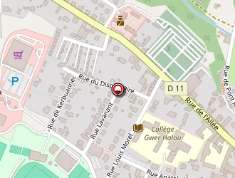 Carte de Pharmacie Troussard à Callac