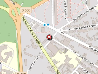 Carte de Hôtel Mercure à Fontainebleau