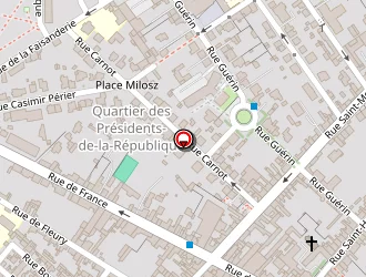 Carte de Rénov'sinistres à Fontainebleau