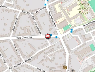 Carte de Ecole Privée Ange Gardien à Brest