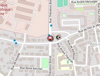 Carte de Rouas Michelle à Brest