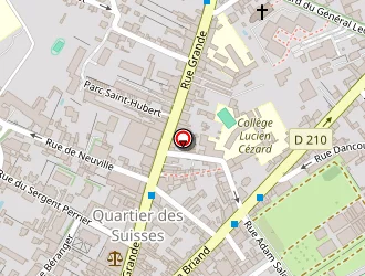 Carte de Institut Vera à Fontainebleau