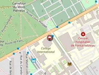 Carte de Cours Branger à Fontainebleau