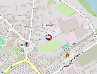 Carte de La Charette Bleue à Thomery