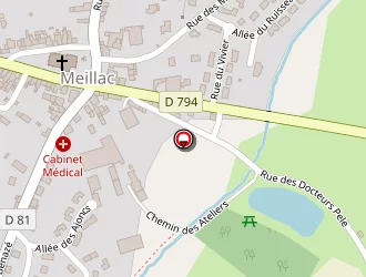 Carte de Desgranges Maçonnerie à Meillac