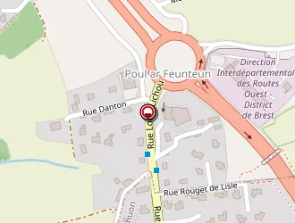 Carte de Le Moulin De L'iroise à Guipavas