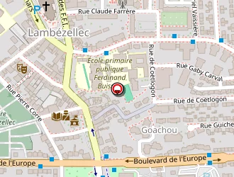 Carte de Le Blanc Brigitte à Brest