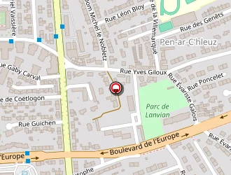 Carte de Aber Construction Rénovation à Brest