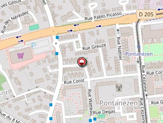 Carte de La Rigole à Brest